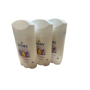 3 Pack Ivory Gentle 24hr Deodorant Notes of Lavender  2.4oz Full Size